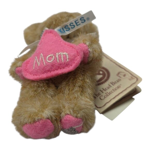 Boyds Bears Hershey Mini Mama Bearkisses Bear Head Bean Plush Ornament 4" - Picture 8 of 8